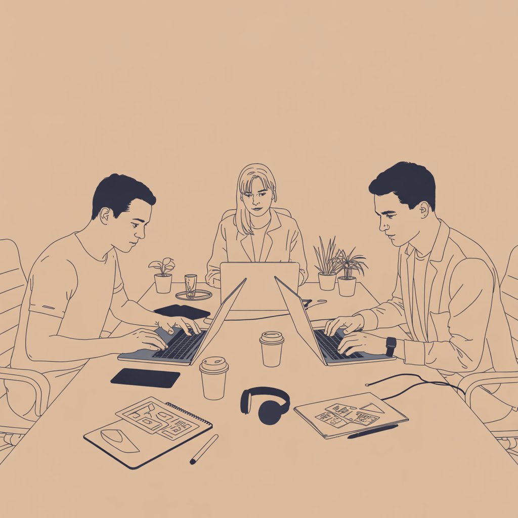 Collaborative studio team